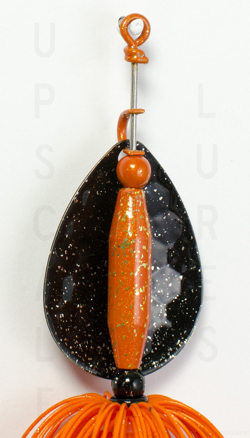 Nifty Fifty Spinner Bait Black/Orange 5.5 Inches
