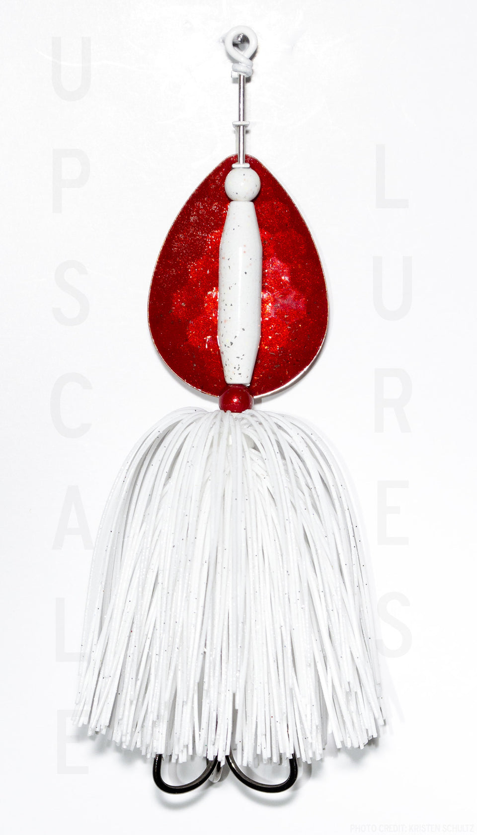 Nifty Fifty Spinner Bait Red/White 5.5 Inches