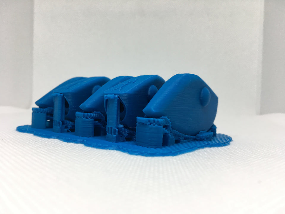 ADJUSTABLE WEIGHT LIPLESS CRANKBAIT BLANKS 3D PRINTED (BLUE)