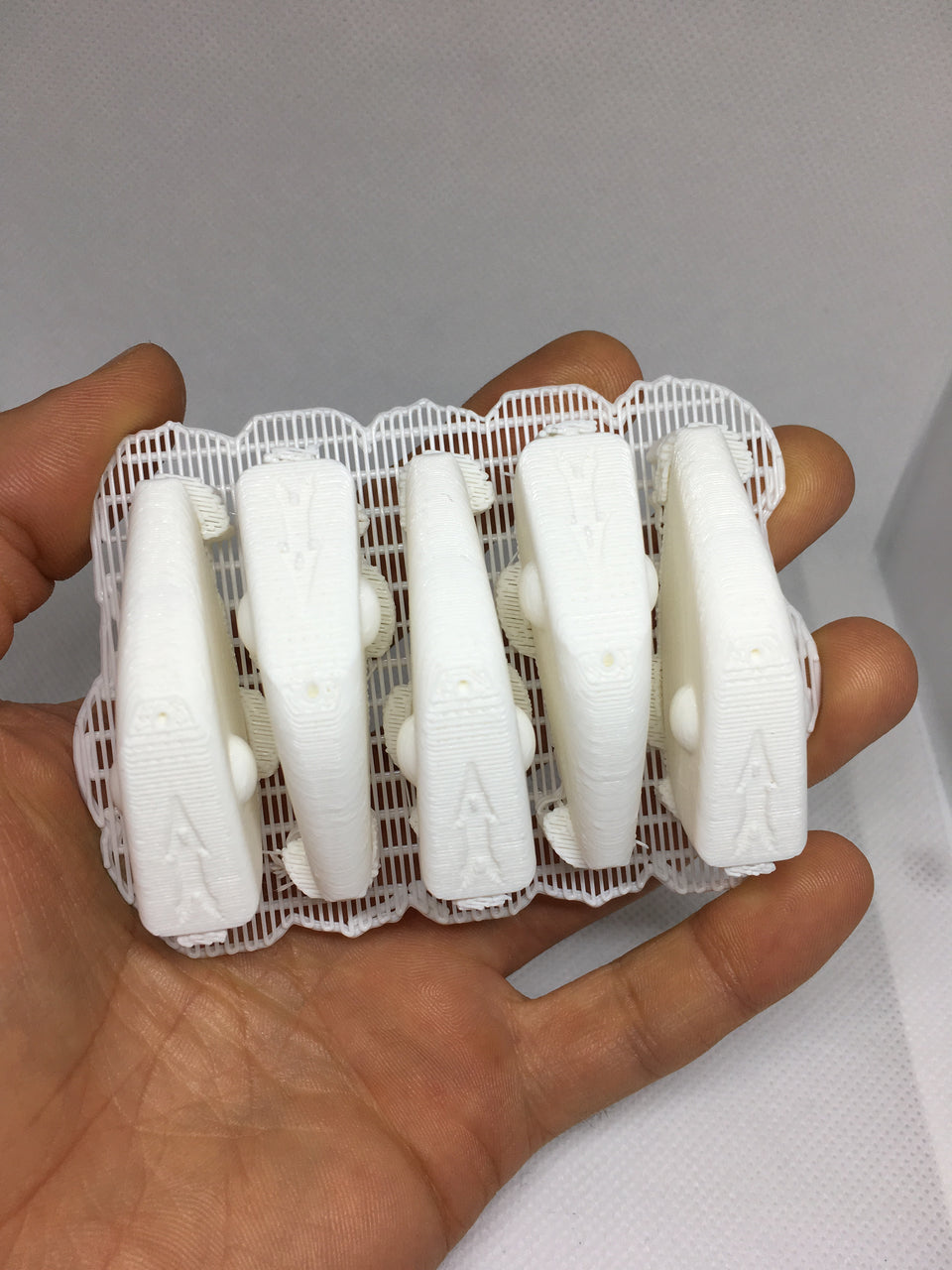 ADJUSTABLE WEIGHT LIPLESS CRANKBAIT BLANKS 3D PRINTED (WHITE)