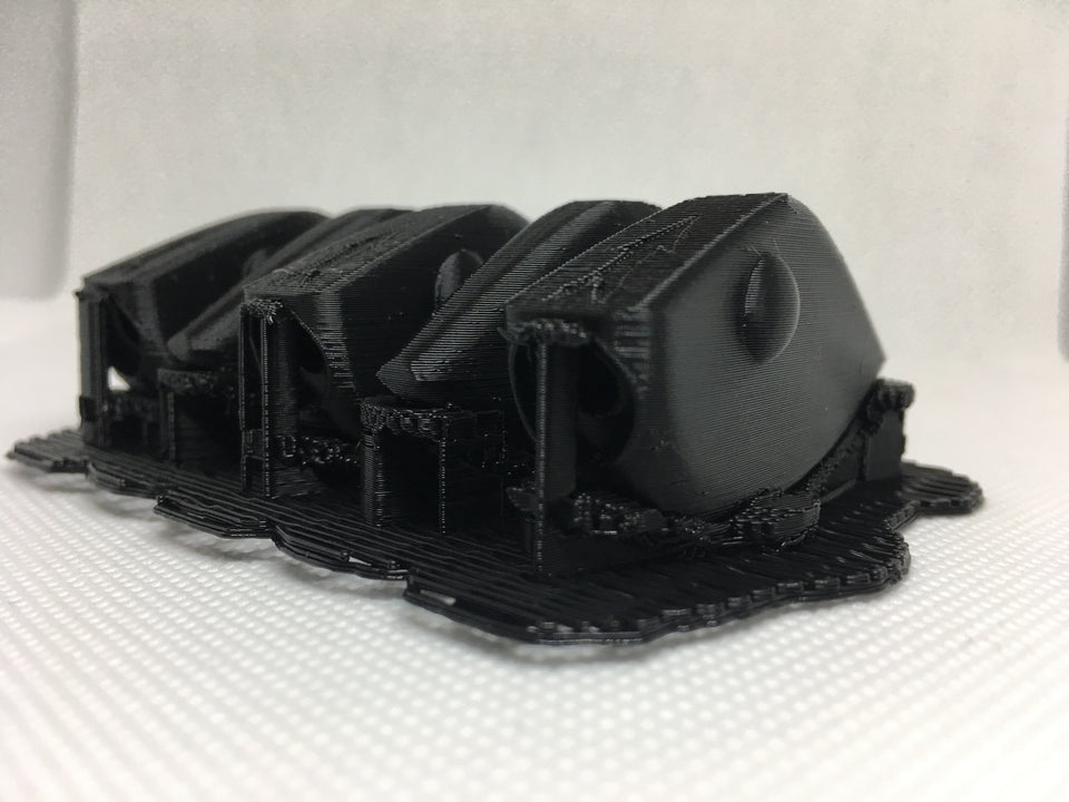 ADJUSTABLE WEIGHT LIPLESS CRANKBAIT BLANKS 3D PRINTED(BLACK)