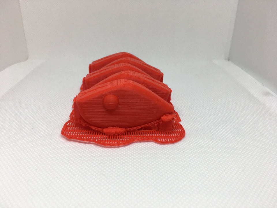 ADJUSTABLE WEIGHT LIPLESS CRANKBAIT BLANKS 3D PRINTED (REDISH ORANGE)