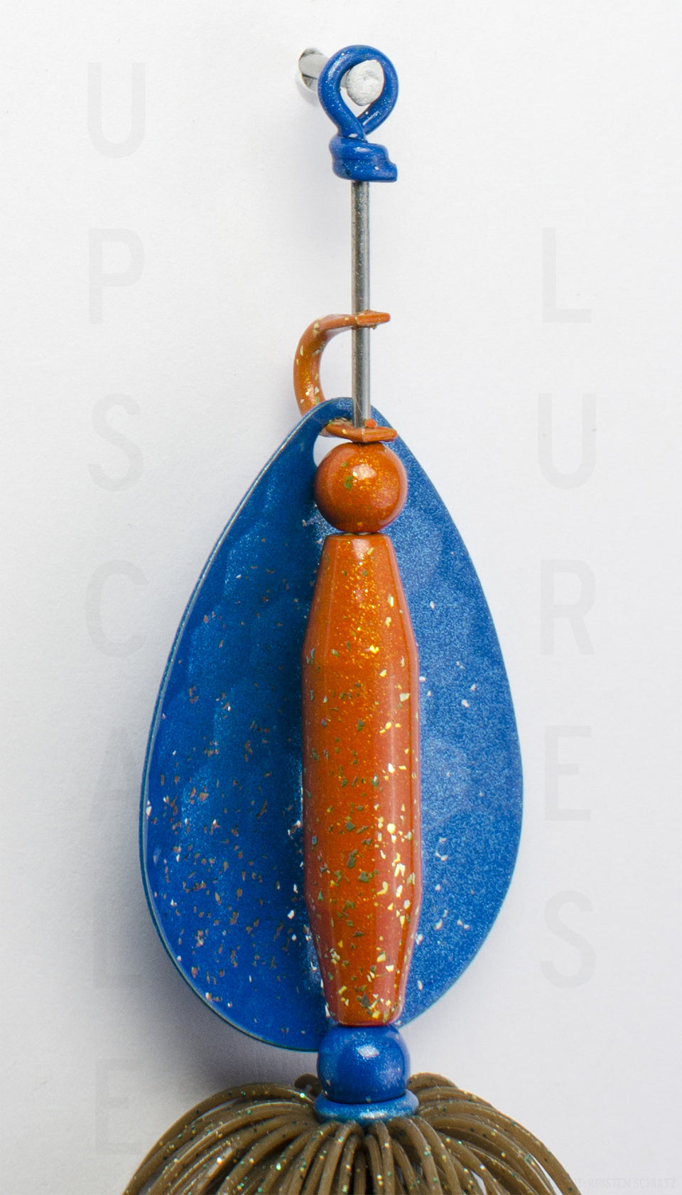 Nifty Fifty Spinner Bait Blue/Brown 5.5 Inches