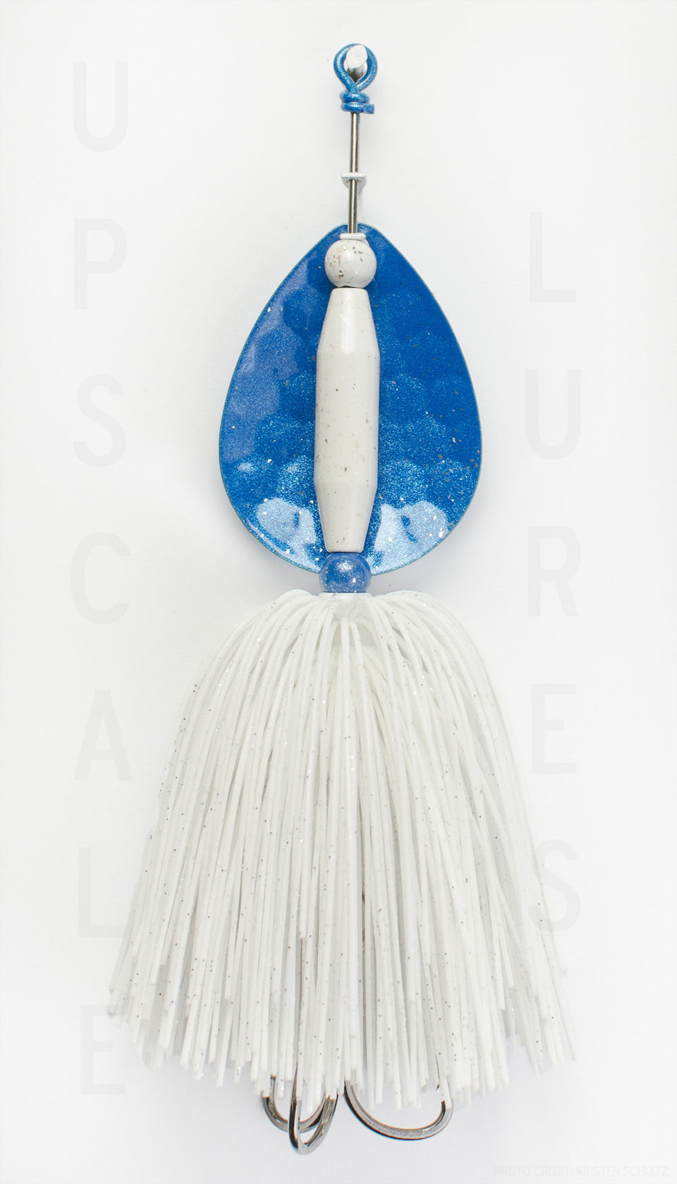 Nifty Fifty Spinner Bait Blue/White 5.5 Inches