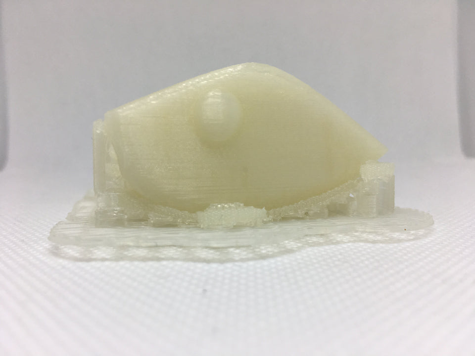 ADJUSTABLE WEIGHT LIPLESS CRANKBAIT BLANKS 3D PRINTED(PEARL/UV BLUE)