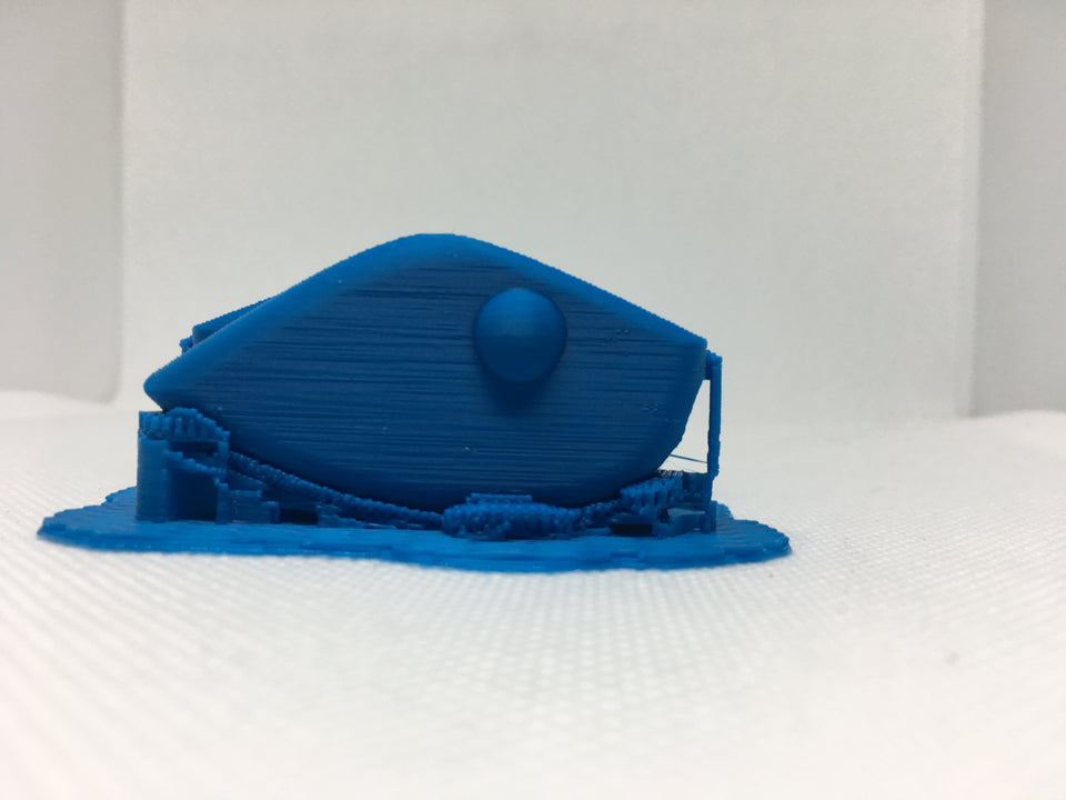 ADJUSTABLE WEIGHT LIPLESS CRANKBAIT BLANKS 3D PRINTED (BLUE)