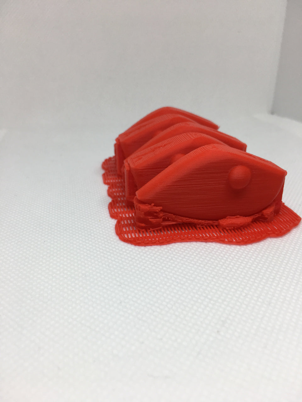 ADJUSTABLE WEIGHT LIPLESS CRANKBAIT BLANKS 3D PRINTED (REDISH ORANGE)