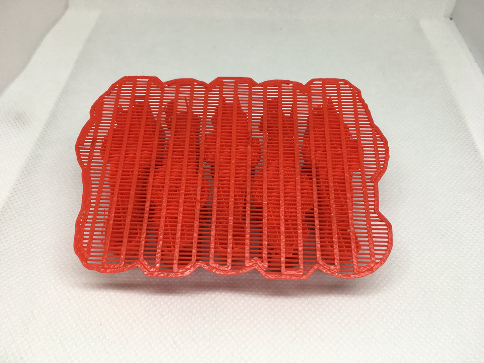 ADJUSTABLE WEIGHT LIPLESS CRANKBAIT BLANKS 3D PRINTED (REDISH ORANGE)