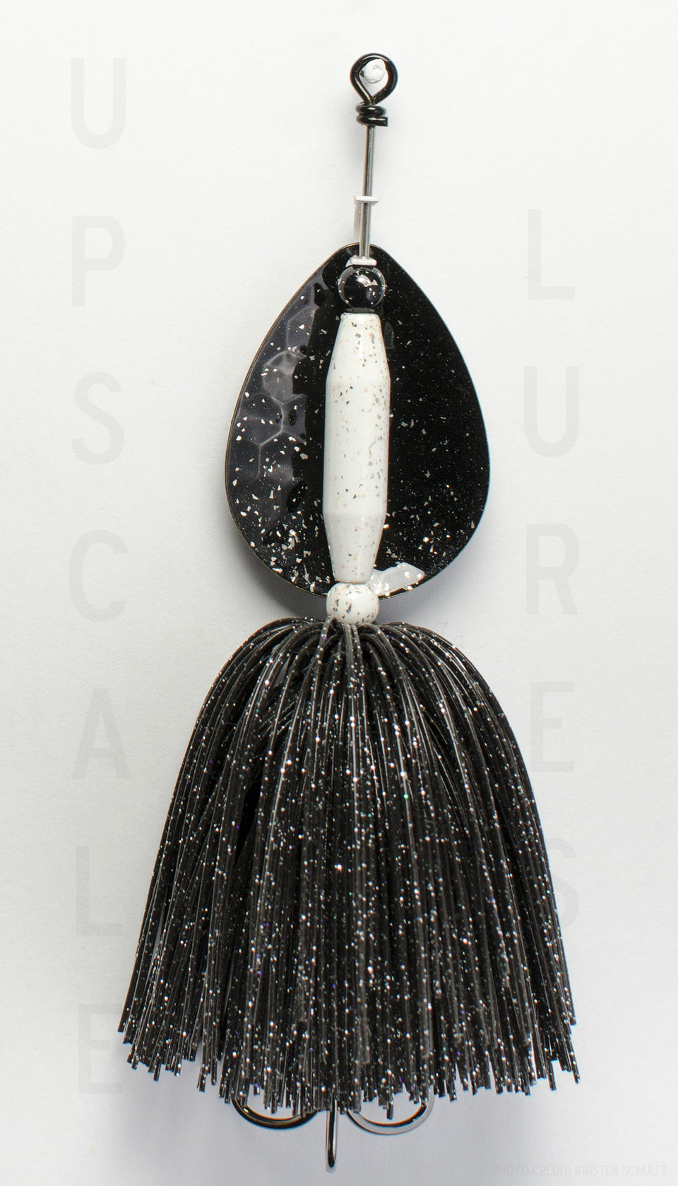 Nifty Fifty Spinner Bait White/Black 5.5 Inches