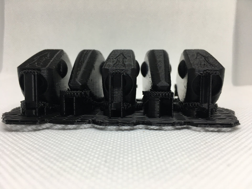 ADJUSTABLE WEIGHT LIPLESS CRANKBAIT BLANKS 3D PRINTED(BLACK)