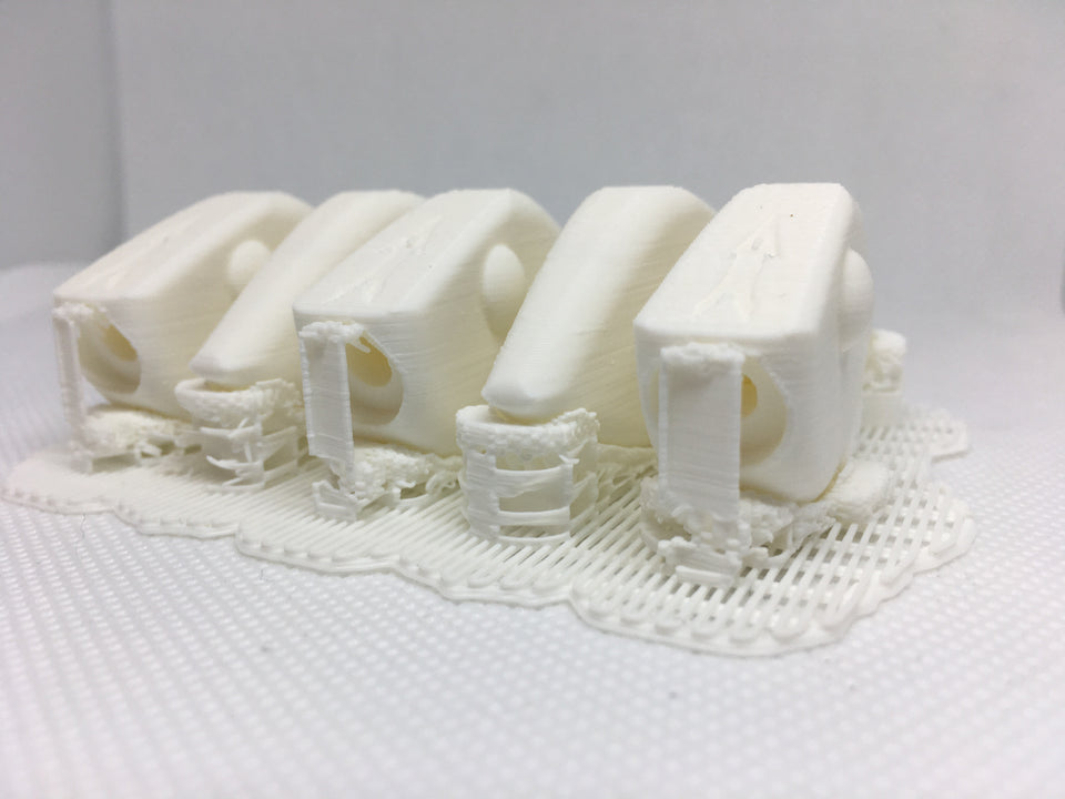 ADJUSTABLE WEIGHT LIPLESS CRANKBAIT BLANKS 3D PRINTED (WHITE)