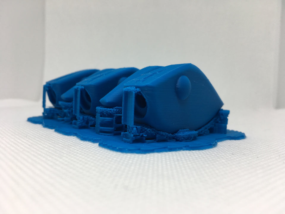 ADJUSTABLE WEIGHT LIPLESS CRANKBAIT BLANKS 3D PRINTED (BLUE)