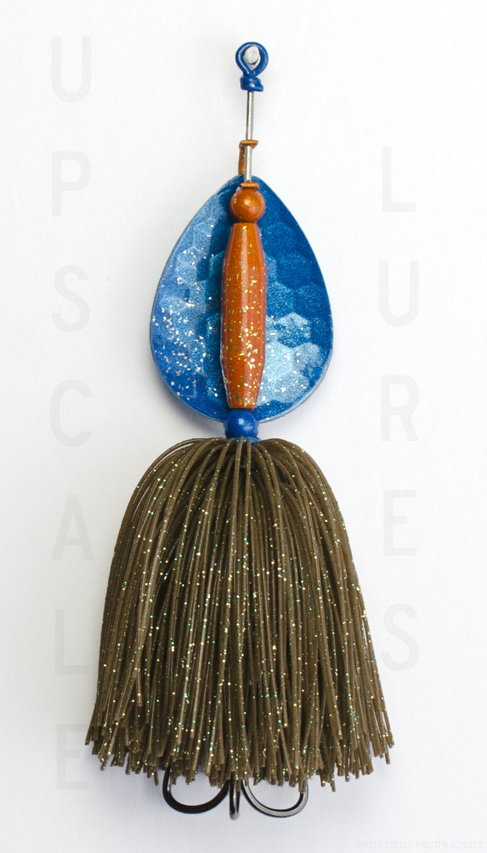 Nifty Fifty Spinner Bait Blue/Brown 5.5 Inches