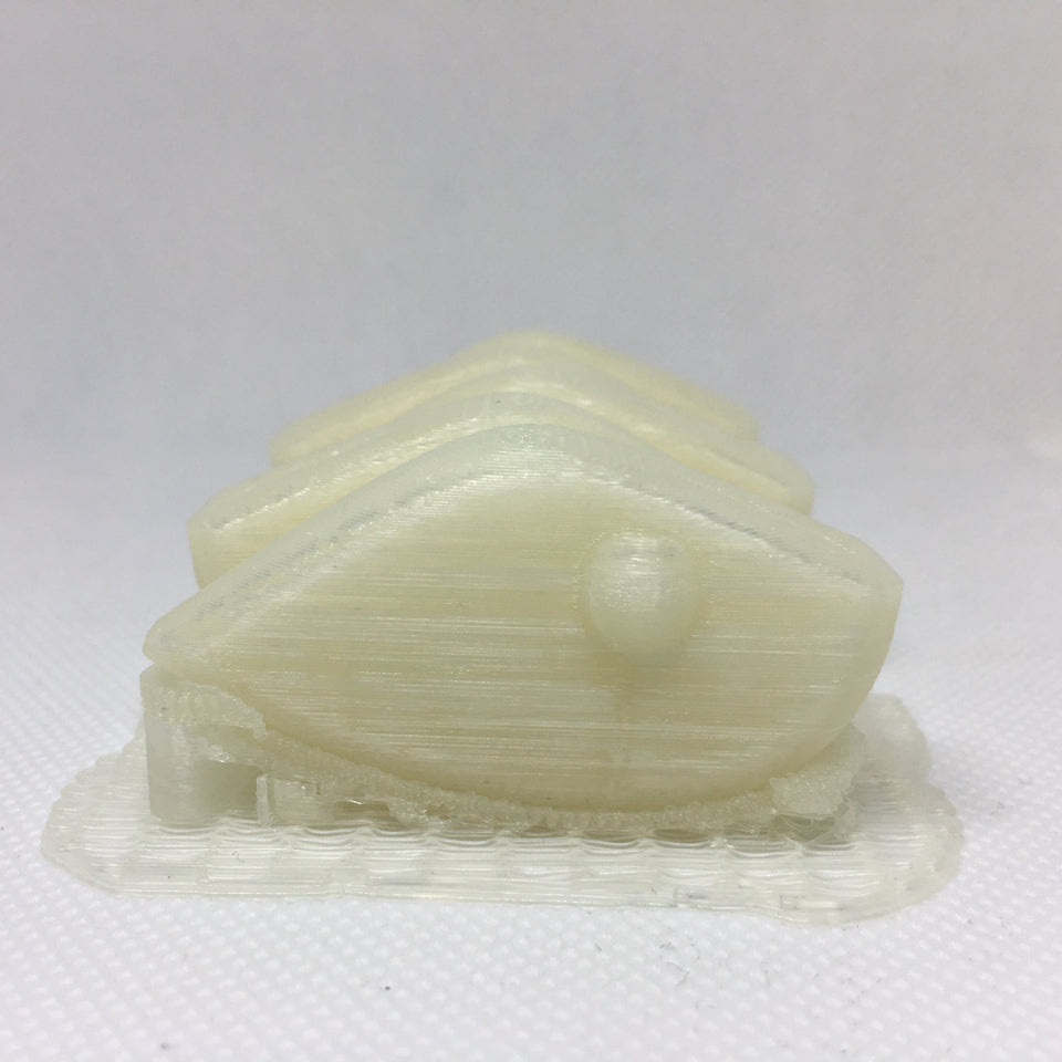 LIPLESS CRANKBAIT 2 INCH BLANK 3D PRINTED FRESH OFF THE PRINTER (UV BLUE)