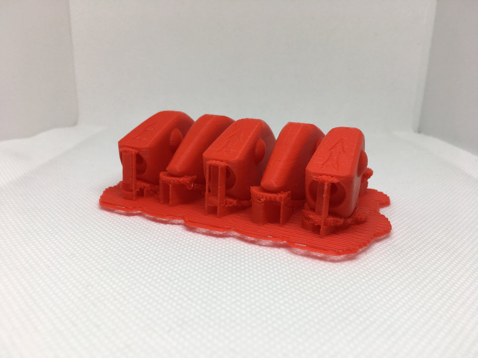 ADJUSTABLE WEIGHT LIPLESS CRANKBAIT BLANKS 3D PRINTED (REDISH ORANGE)