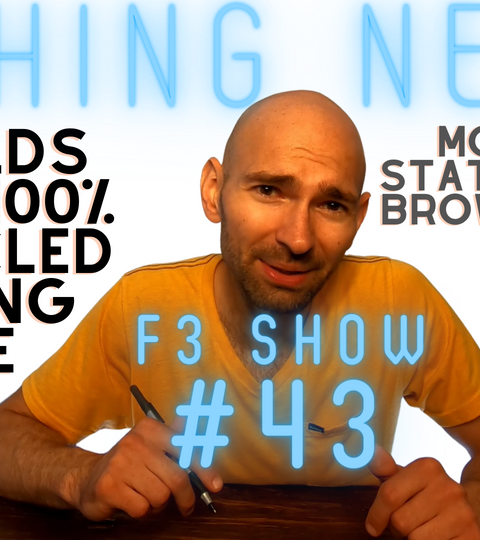 F3 SHOW #43 Worlds First 100% Recycled Fishing Line, Montana State Record Brown Trout & Fishing News