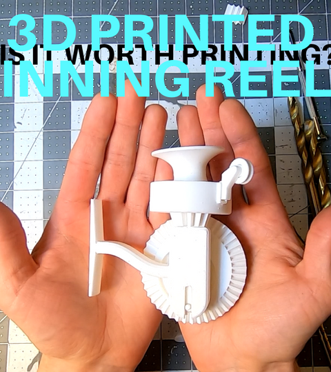 3D PRINTED MULTIMATERIAL SPINNING REEL TEST AND REVIEW UPSCALE LURES 3D PRINTED MULTIMATERIAL SPINNING REEL TEST AND REVIEW UPSCALE LURES