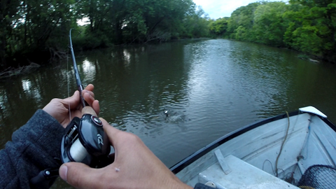 FISHING FOR BASS AND PIKE WITH SMALL SPINNERS