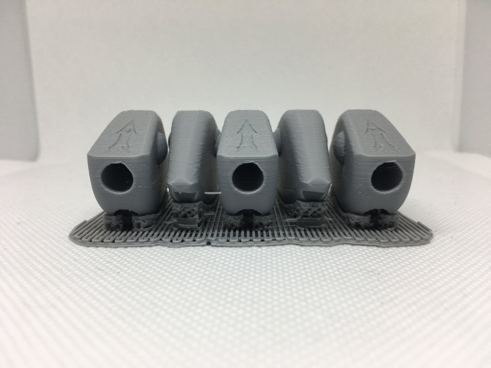 LIPLESS CRANKBAIT 2 INCH BLANK 3D PRINTED FRESH OFF THE PRINTER (GREY)
