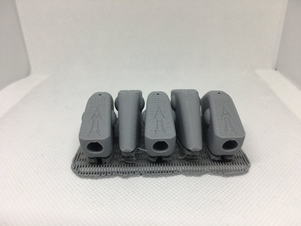 LIPLESS CRANKBAIT 2 INCH BLANK 3D PRINTED FRESH OFF THE PRINTER (GREY)