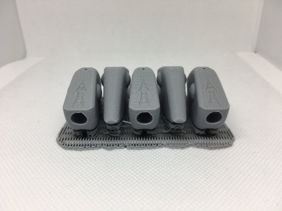 LIPLESS CRANKBAIT 2 INCH BLANK 3D PRINTED FRESH OFF THE PRINTER (GREY)