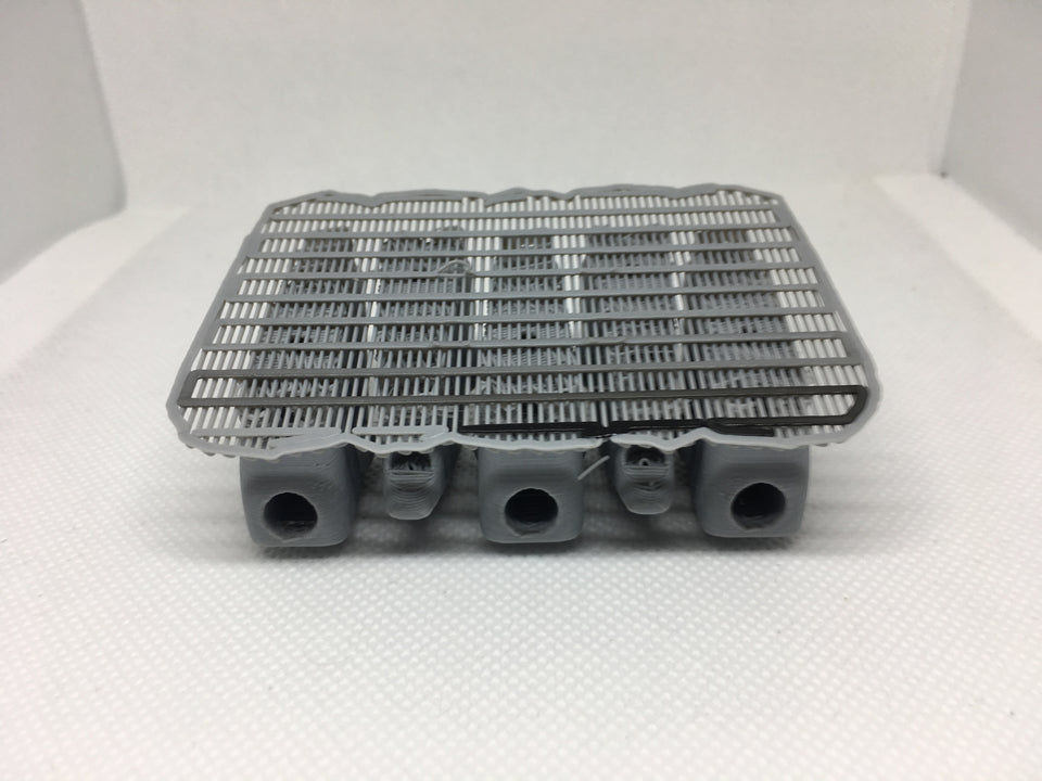 LIPLESS CRANKBAIT 2 INCH BLANK 3D PRINTED FRESH OFF THE PRINTER (GREY)