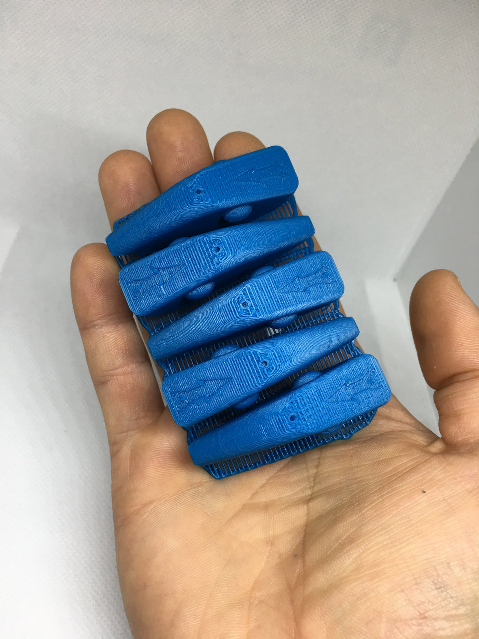LIPLESS CRANKBAIT 2 INCH BLANK 3D PRINTED FRESH OFF THE PRINTER (BLUE)