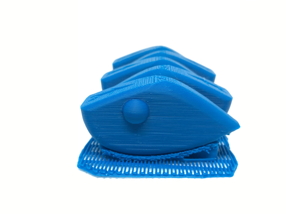 LIPLESS CRANKBAIT 2 INCH BLANK 3D PRINTED FRESH OFF THE PRINTER (BLUE)