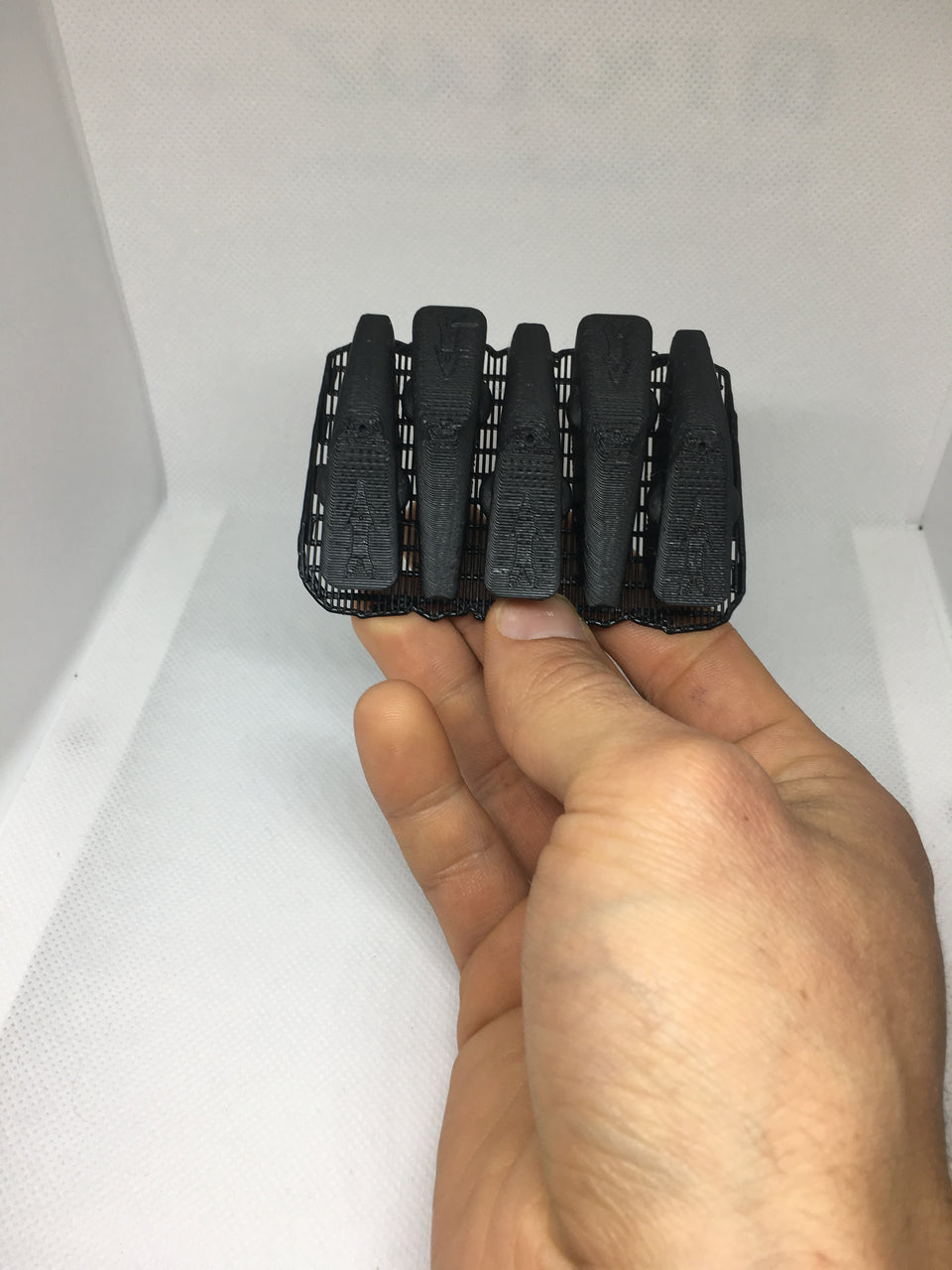 LIPLESS CRANKBAIT 2 INCH BLANK 3D PRINTED FRESH OFF THE PRINTER (BLACK)