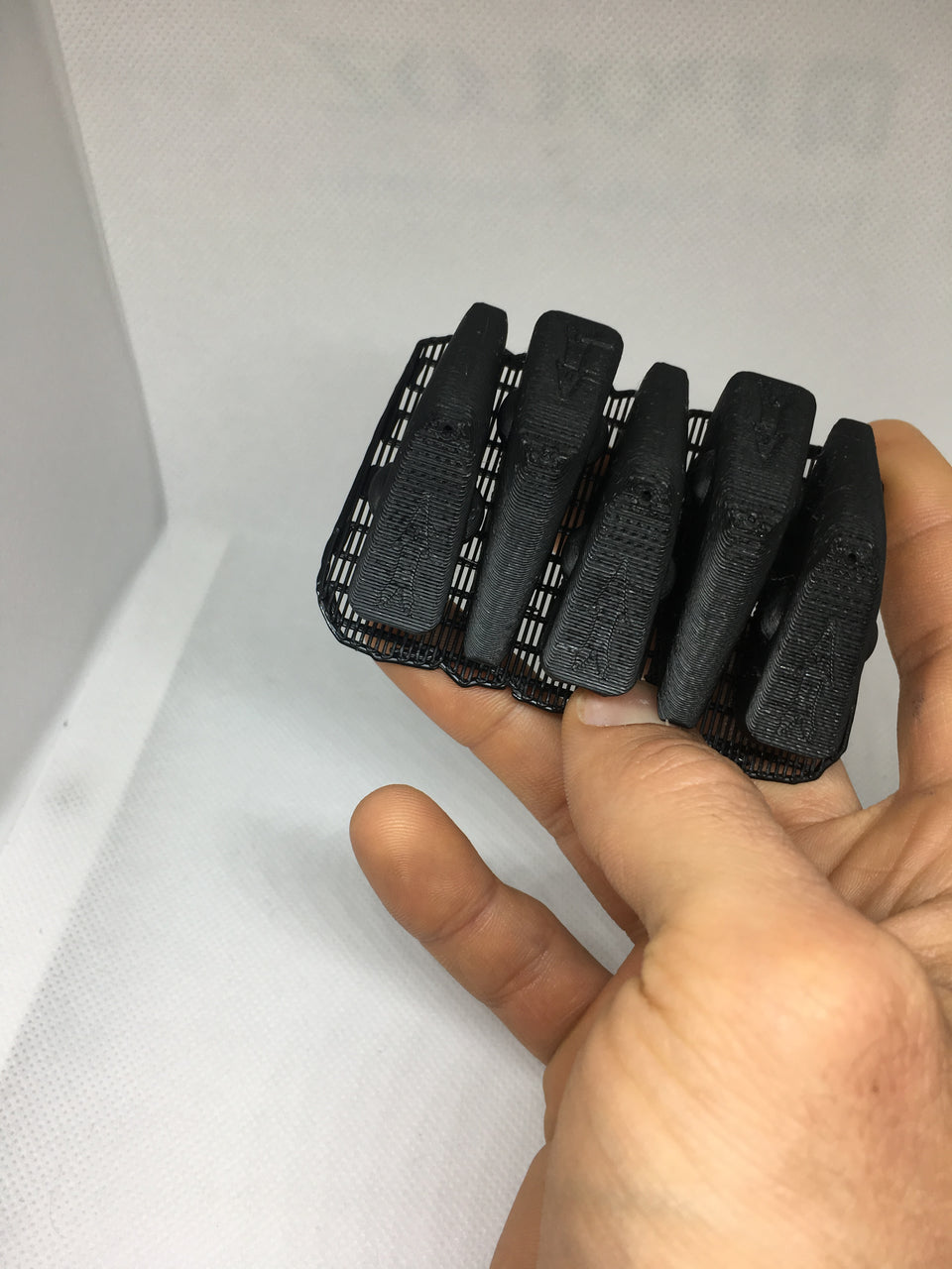 LIPLESS CRANKBAIT 2 INCH BLANK 3D PRINTED FRESH OFF THE PRINTER (BLACK)
