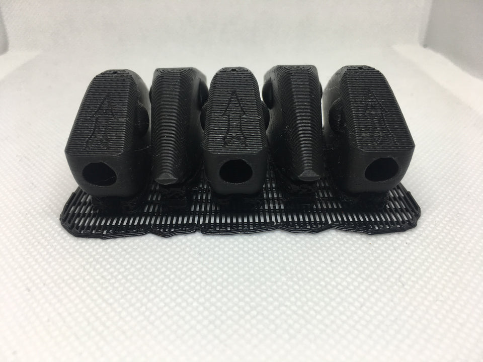 LIPLESS CRANKBAIT 2 INCH BLANK 3D PRINTED FRESH OFF THE PRINTER (BLACK)