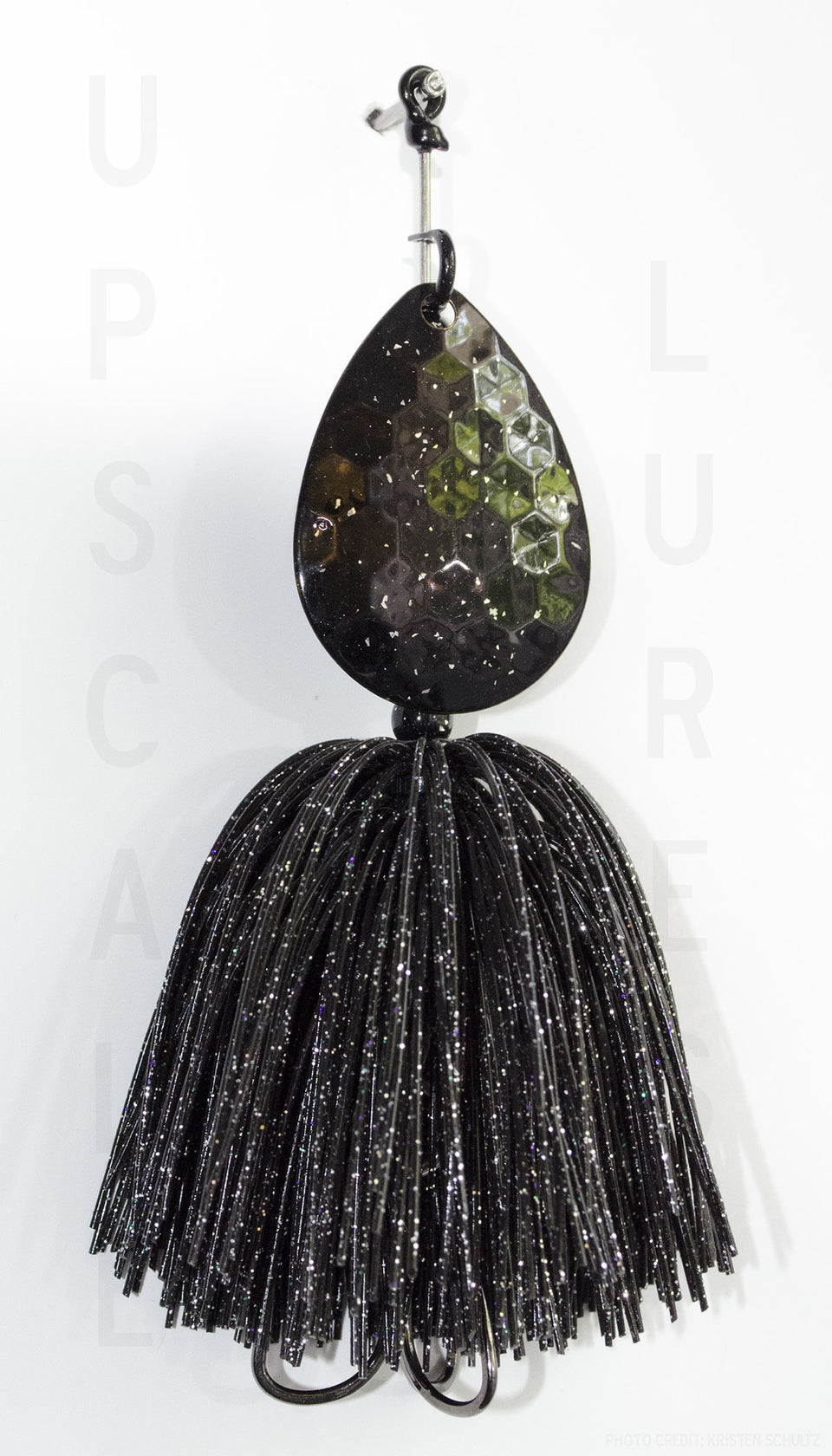 Nifty Fifty Spinner Bait Black 5.5 Inches