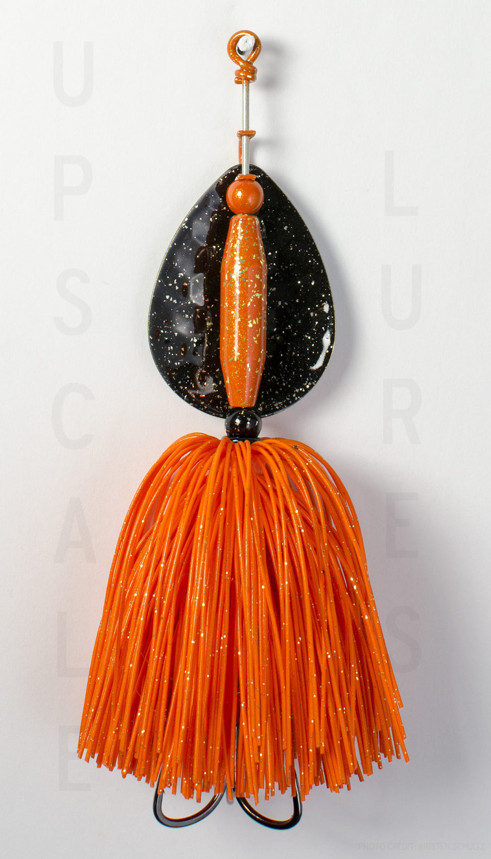Nifty Fifty Spinner Bait Black/Orange 5.5 Inches