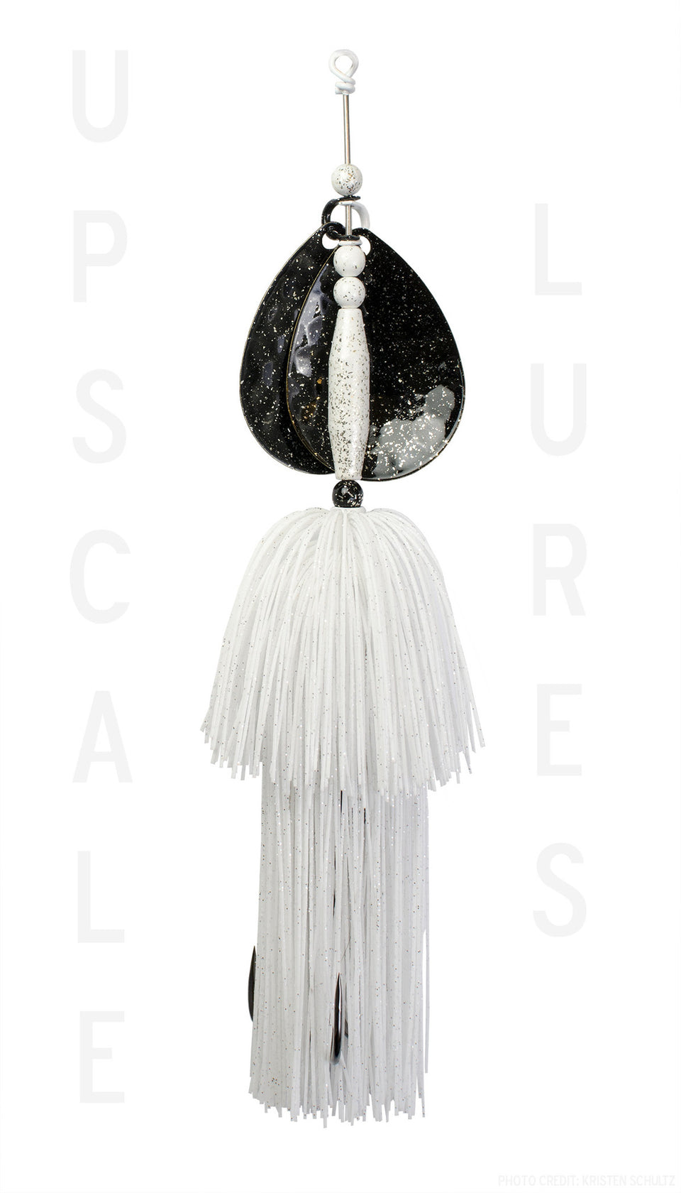 Upscale Bucktail Black/White 8.25 Inches
